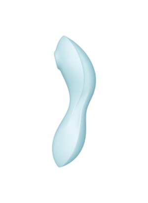 Vibromasseur connecté 3 en 1 Bleu USB Curvy Trinity 5+ - CC597823